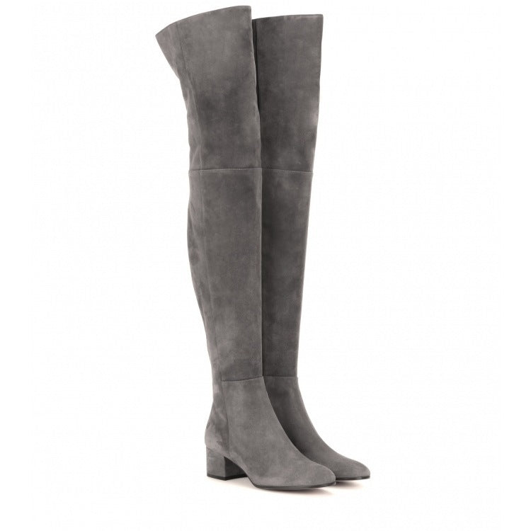 Suede Boots Over The Knee Boots Women's Boots High Boots