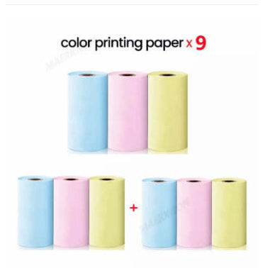 Portable Mini Thermal Label Printer - Bluetooth Home Photo Student Wrong Question Price Tag Printer