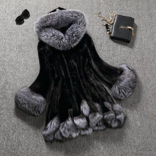 Luxurious Faux Fur Mink Coat - Premium Soft Winter Outerwear for Women