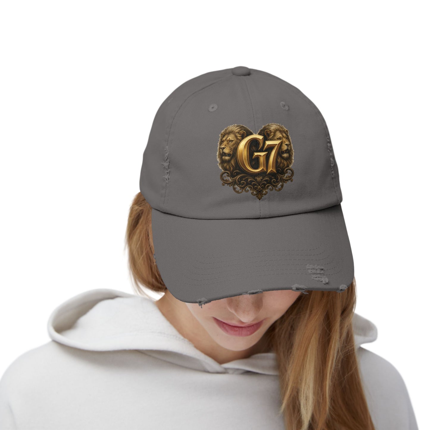 G7 Distressed Unisex Hat