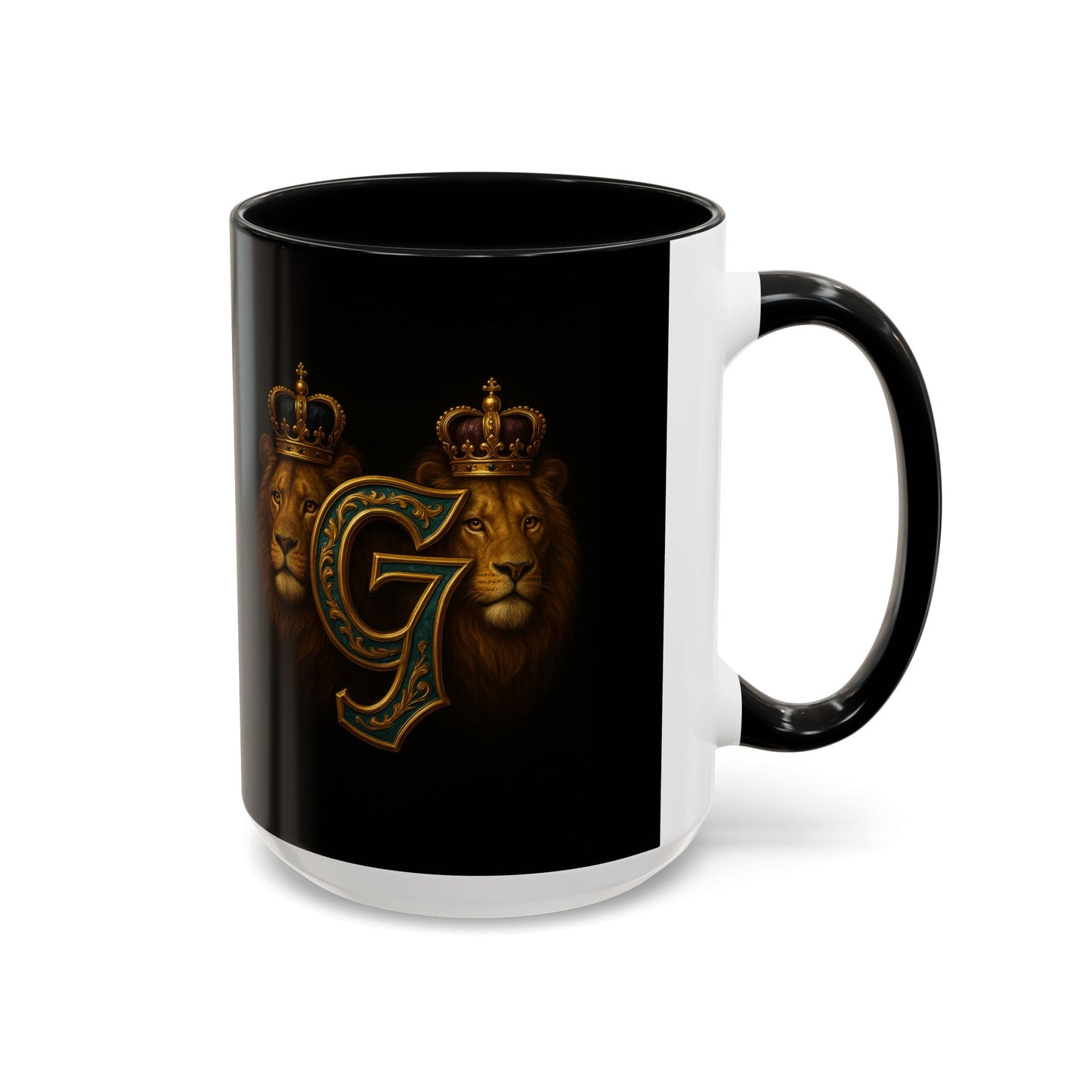 Majestic G7 Lion Accent Coffee Mug - Regal Design for G7 Group