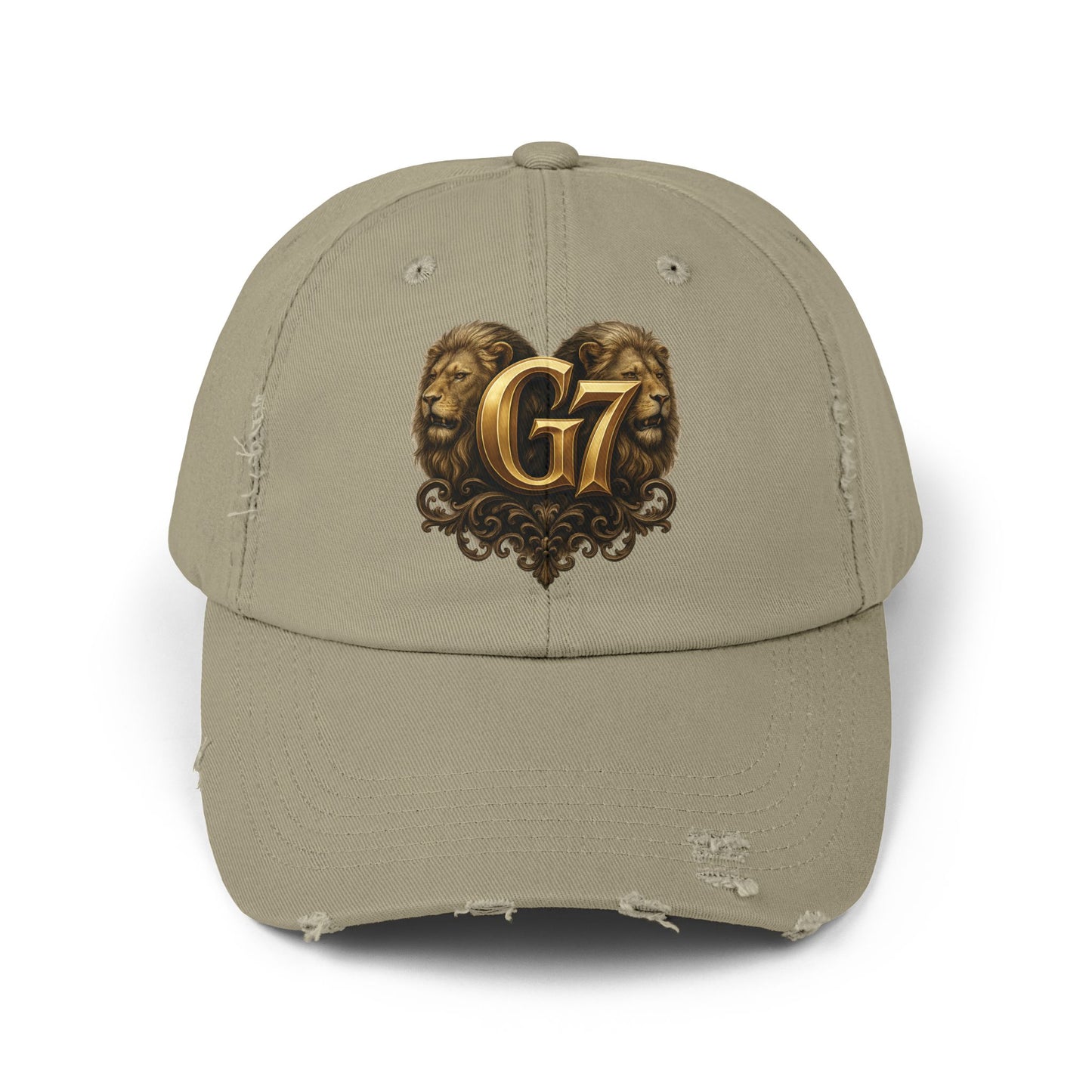 G7 Distressed Unisex Hat