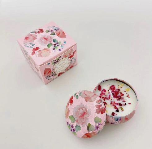 Natural Dried Flower Candle Flower Fragrance Incense Candle