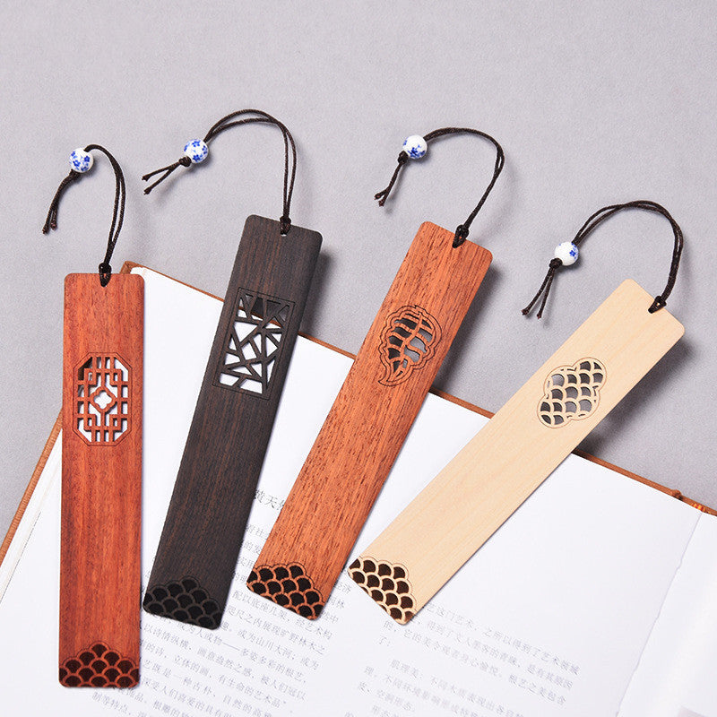 Bookmark Mahogany Hollow Bookmark Hollow Small Window Flower Bookmark