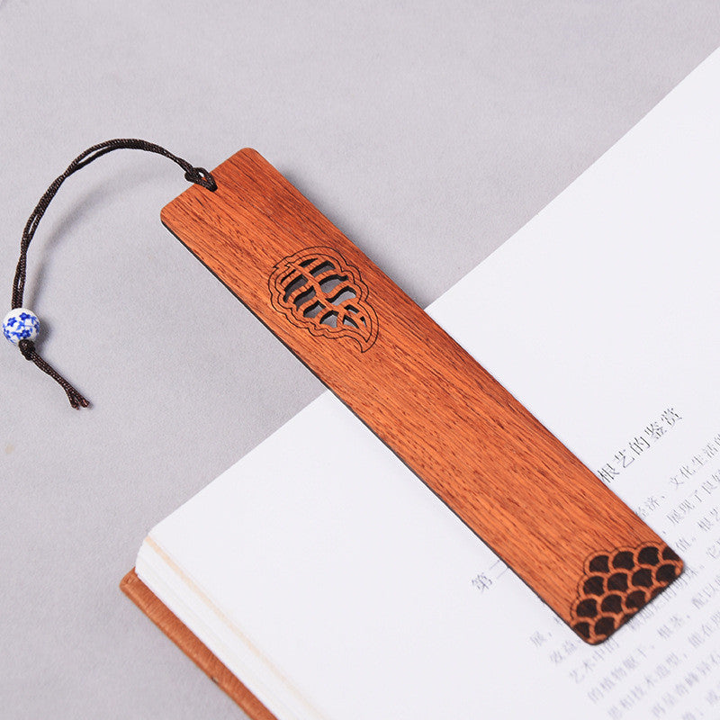 Bookmark Mahogany Hollow Bookmark Hollow Small Window Flower Bookmark