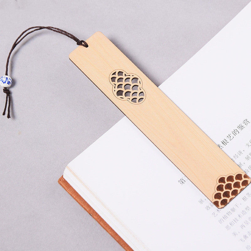 Bookmark Mahogany Hollow Bookmark Hollow Small Window Flower Bookmark
