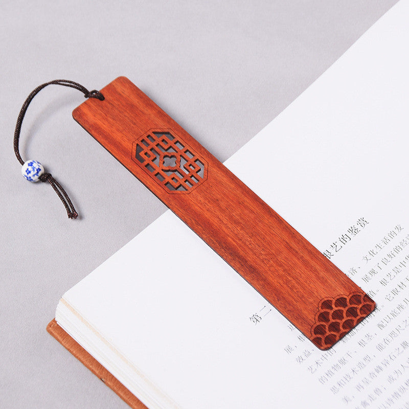 Bookmark Mahogany Hollow Bookmark Hollow Small Window Flower Bookmark