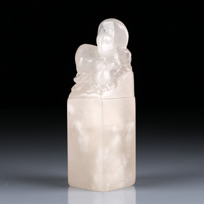 Luxe Timeless Elegant Frozen Jade Zodiac Stone | Merch Gone Viral