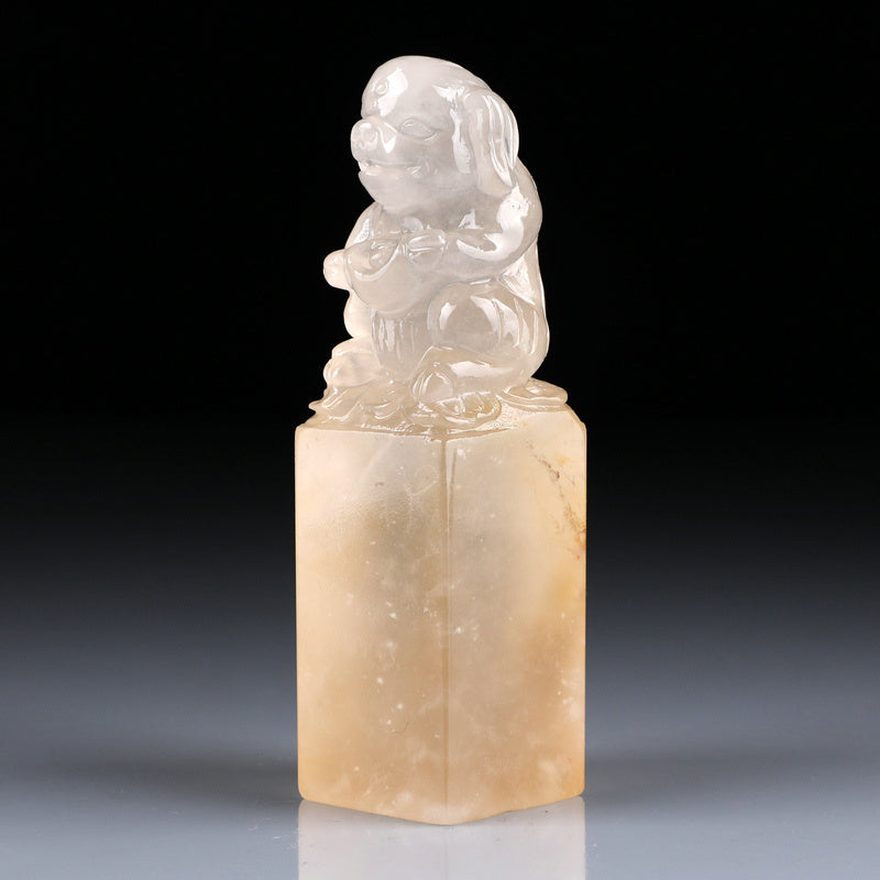 Luxe Timeless Elegant Frozen Jade Zodiac Stone | Merch Gone Viral