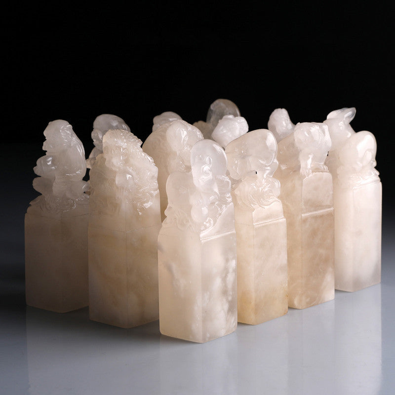 Luxe Timeless Elegant Frozen Jade Zodiac Stone | Merch Gone Viral