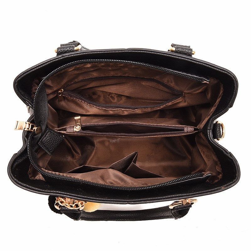 Premium Luxury Crossbody Handbag - Designer Vegan Leather Shoulder Bag for Women