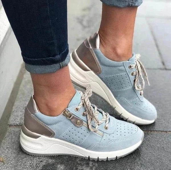 Celeb Style Platform Lace up Sneakers Runners Chunky Sole Fashion Statement CELEBRITY OBSESSION