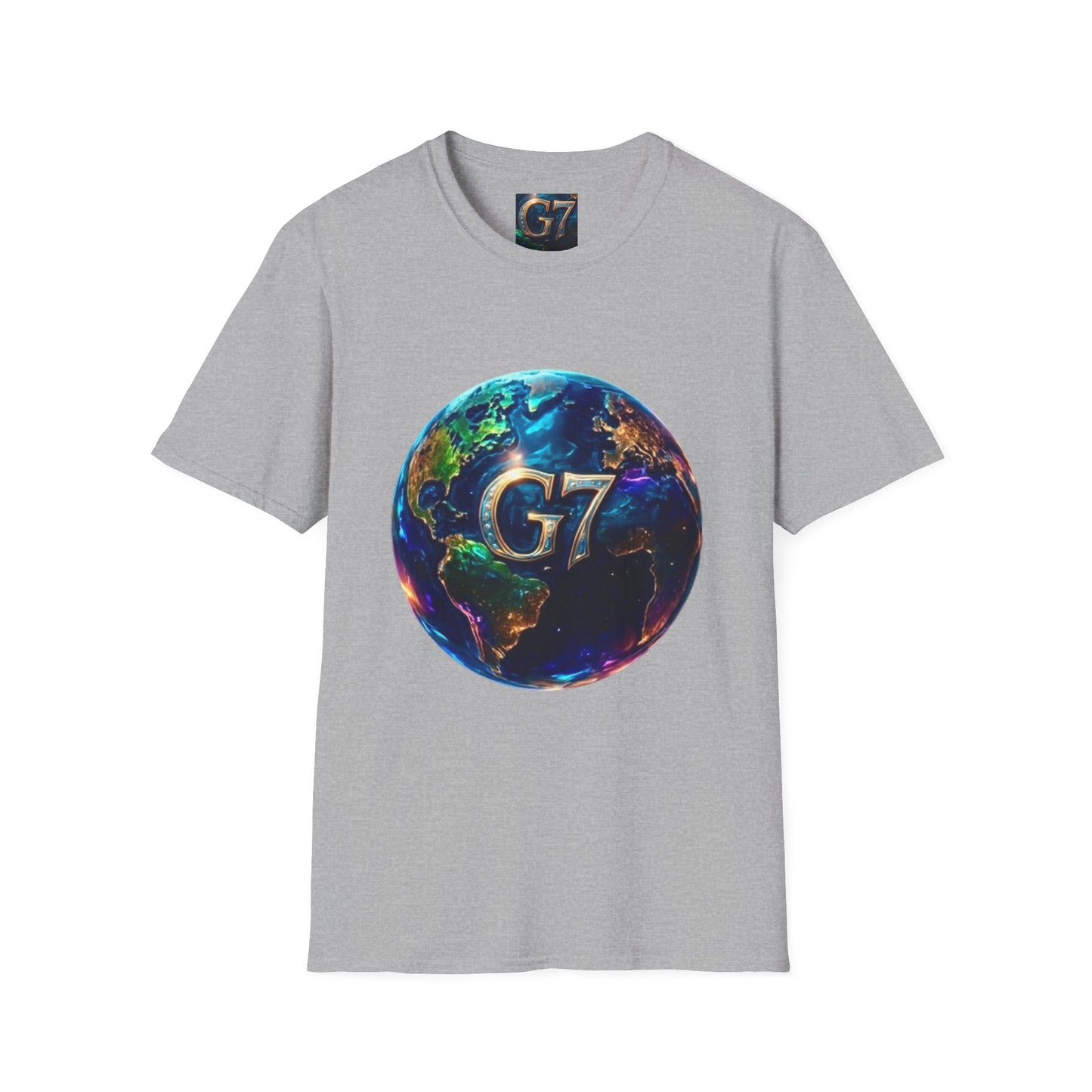 Global Unity Starts Here β Wear the Change - G7 Earth Graphic Unisex T-Shirt - Softstyle Tee