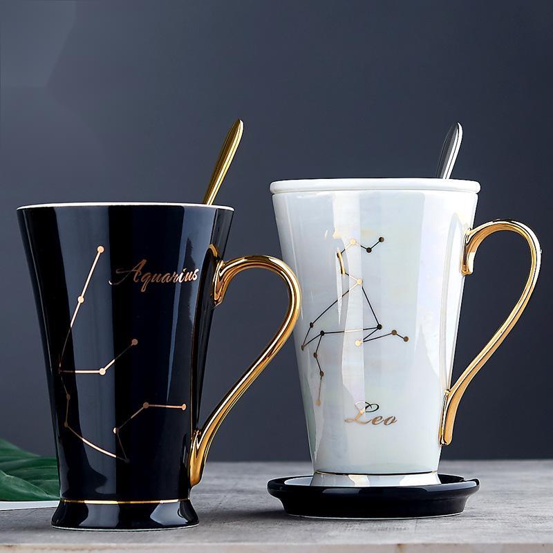 Timeless Elegant Luxury Zodiac Ceramic Porcelain Cups | Merch Gone Viral