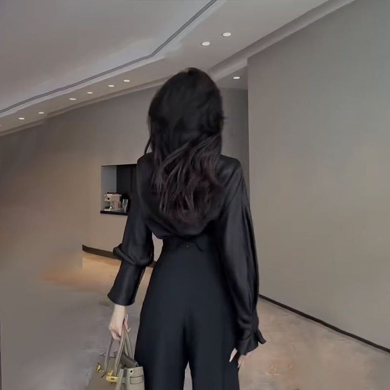 Your Perfect Luxury Wide-Leg Pants For Women That Deliver Couture Draping And Premium Polyester Comfort.