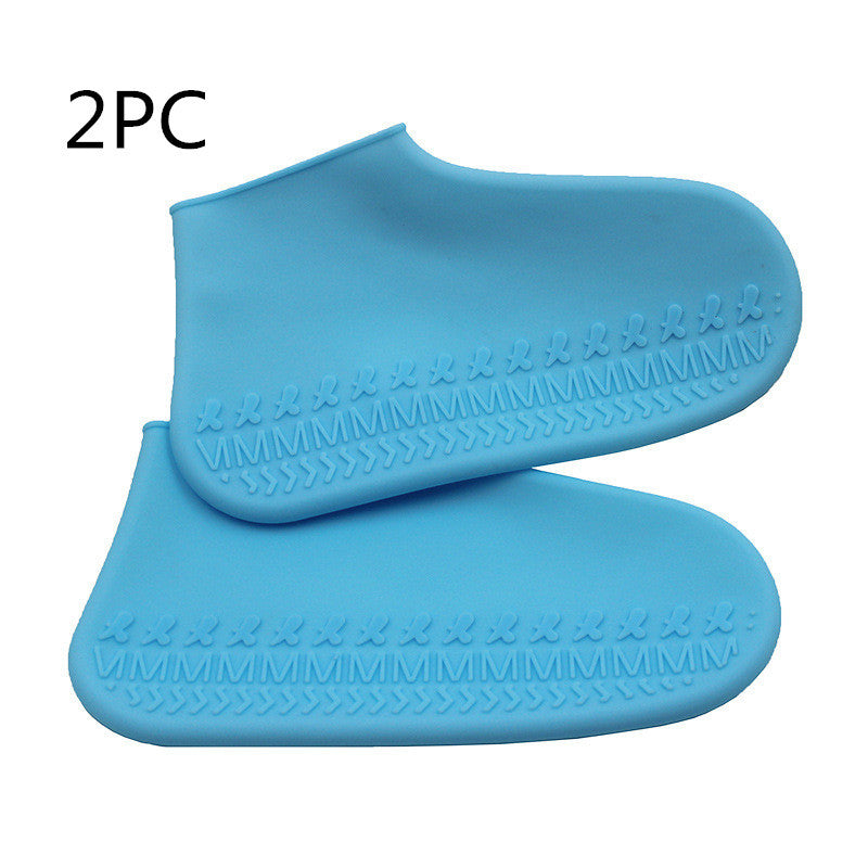 Non-Slip Silicone Shoe Covers - Waterproof Reusable Shoe Protectors