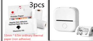 Portable Mini Thermal Label Printer - Bluetooth Home Photo Student Wrong Question Price Tag Printer