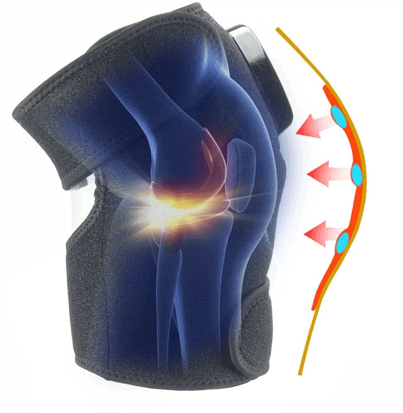 Electric Infrared Heating Knee Massager - Vibration Therapy Pain Relief Wrap
