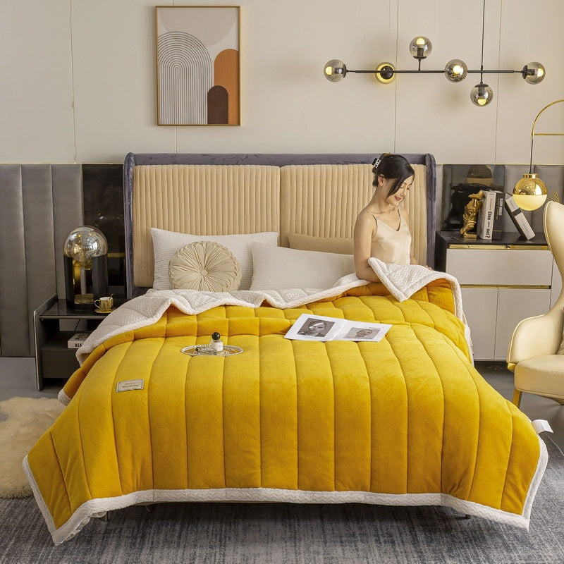 Milk Velvet Beibei Velvet Blanket Thickened In Winter