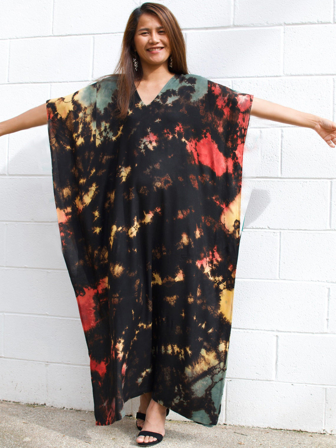 Rustic Chic Cotton Beach Cover-up Robe Dress