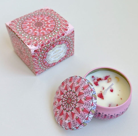 Natural Dried Flower Candle Flower Fragrance Incense Candle