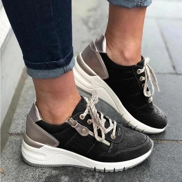 Celeb Style Platform Lace up Sneakers Runners Chunky Sole Fashion Statement CELEBRITY OBSESSION