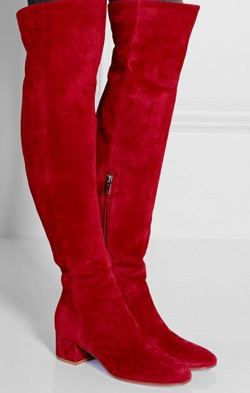 Suede Boots Over The Knee Boots Women's Boots High Boots