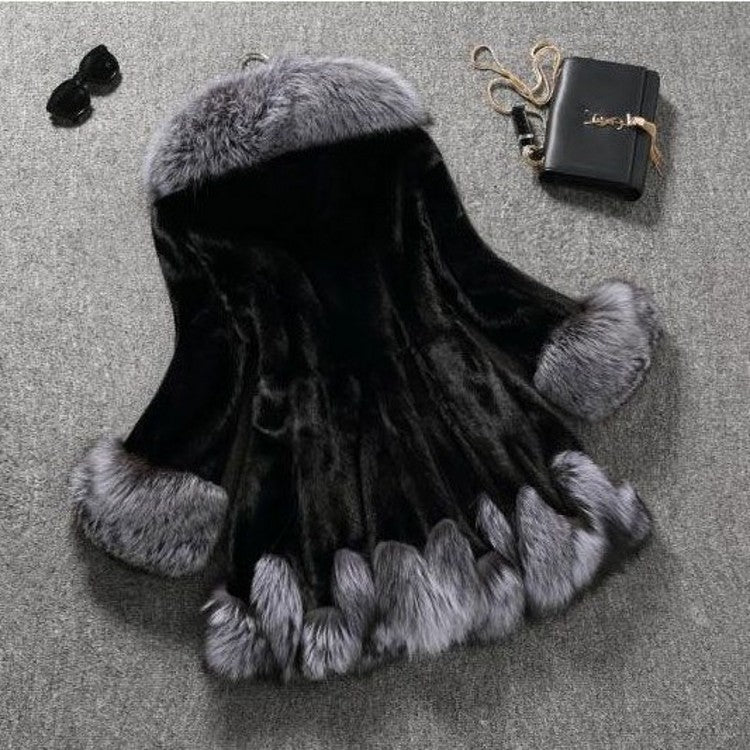Luxurious Faux Fur Mink Coat - Premium Soft Winter Outerwear for Women