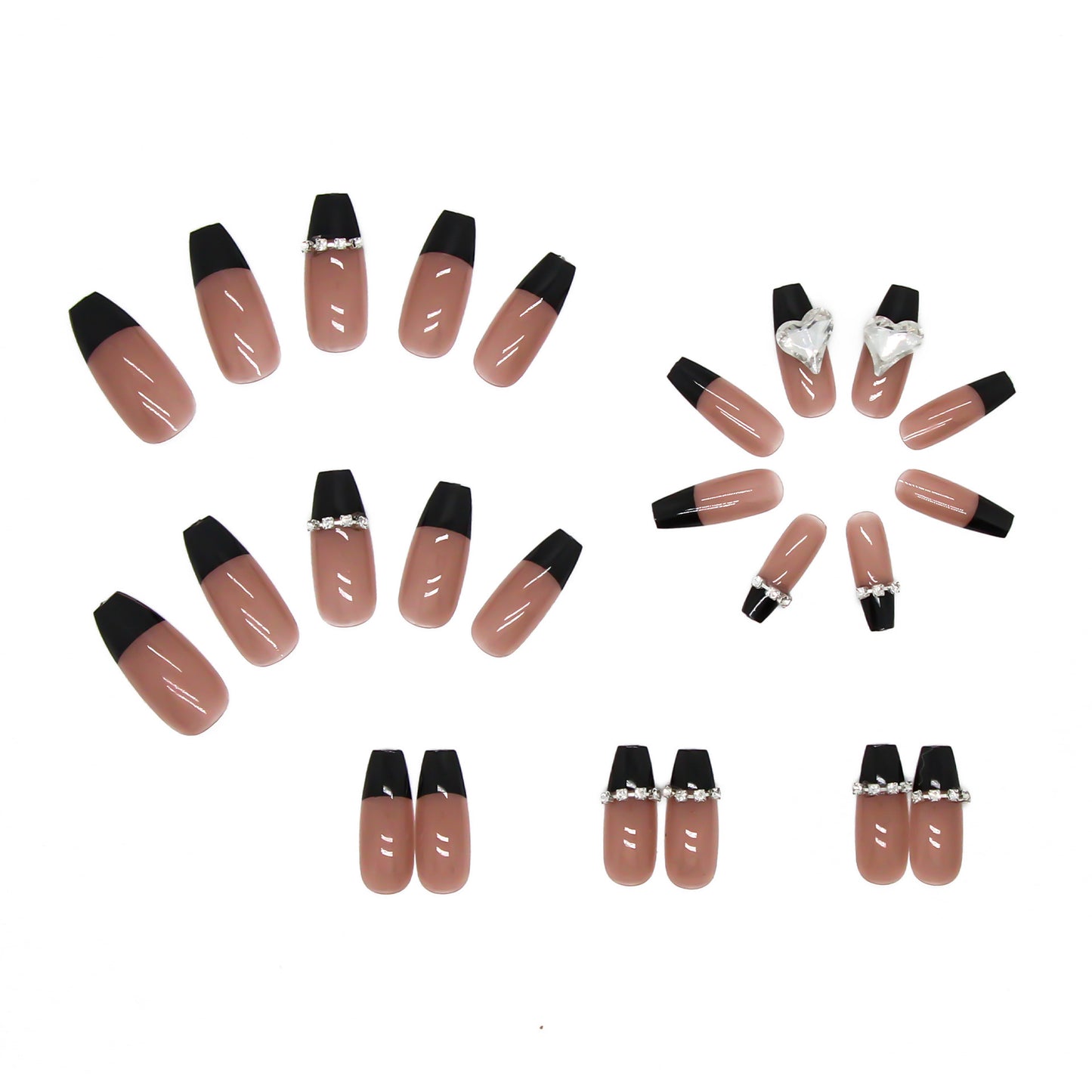 European And American Butterfly Long Nail Art Finished Products
