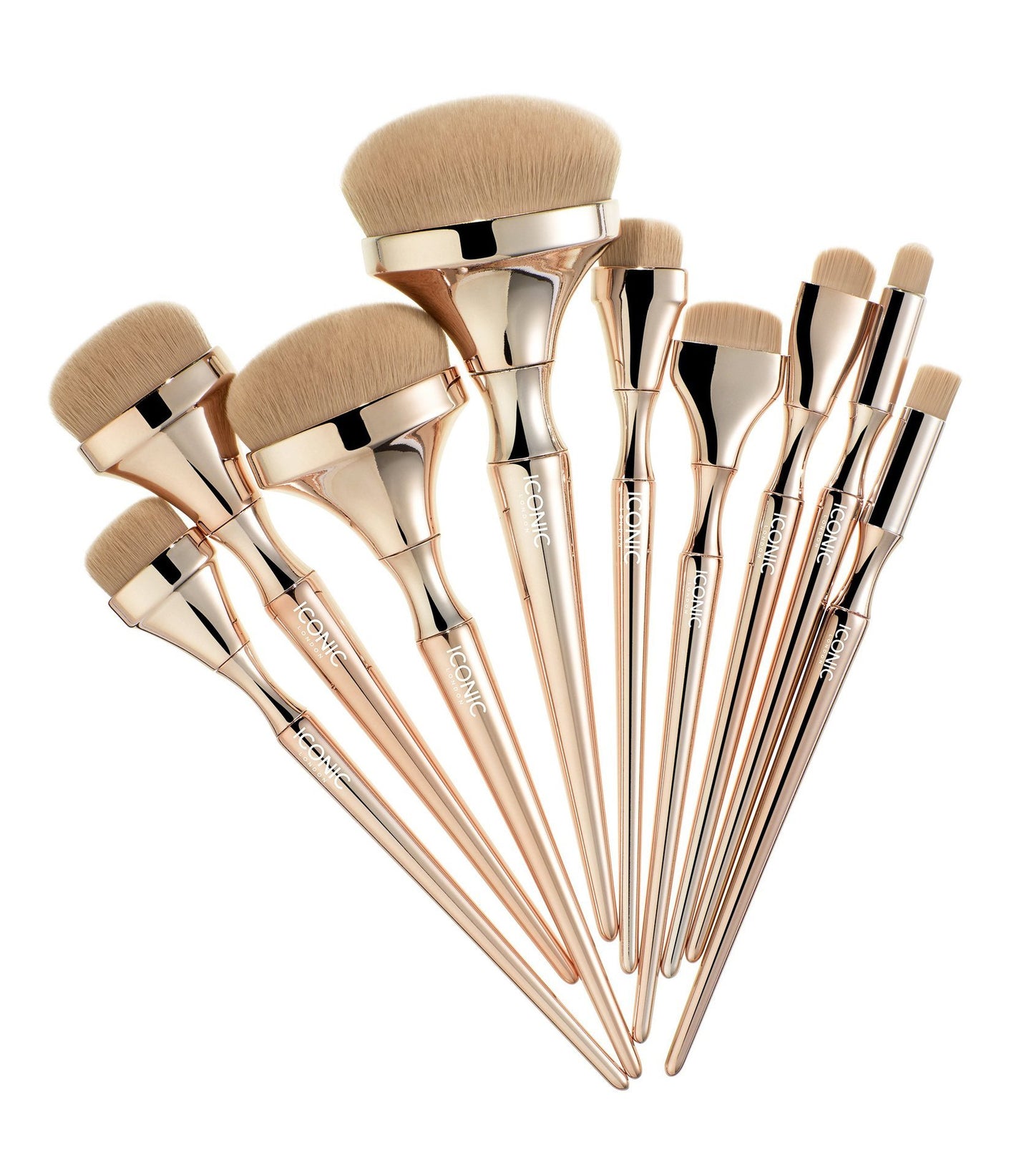 Golden Luxury Makeup Brush Set