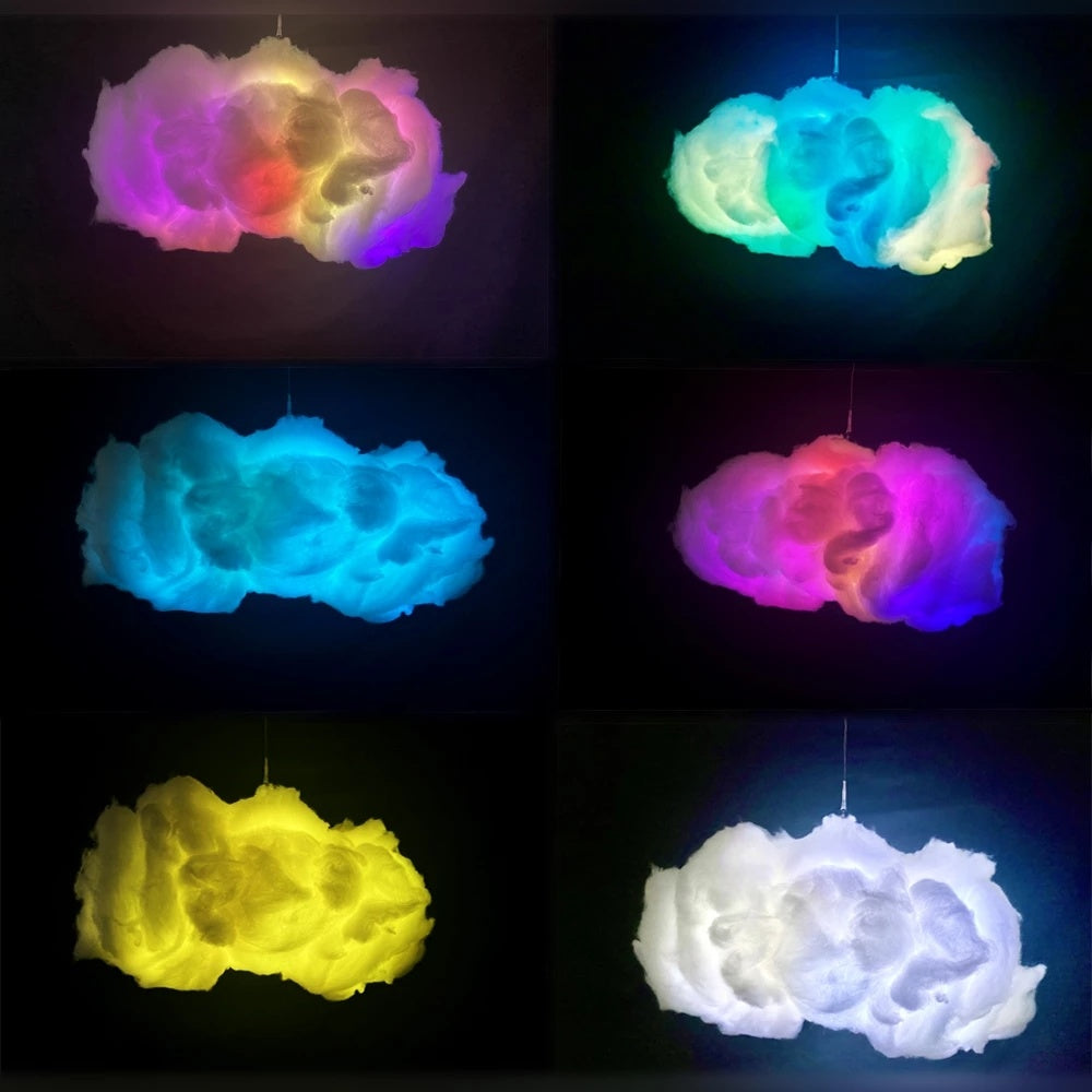 2026 USB Cloud Light With App Control And Music Synchronization 3D RGBIC Ambient Lighting Cloud Simulation For Bedroom