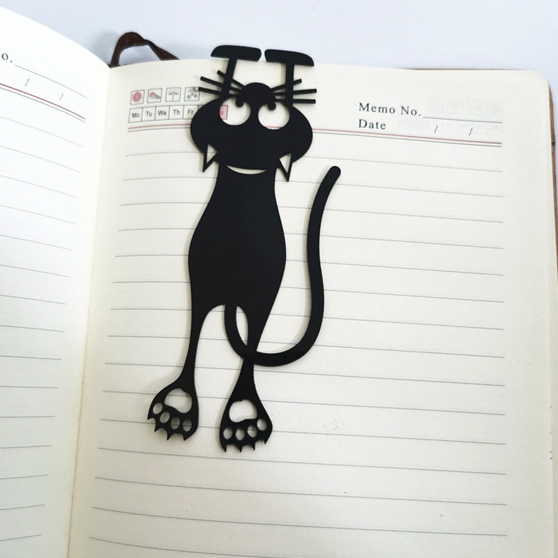 Creative Hollow Kitten Plastic Bookmark Custom Hollow Bookmark