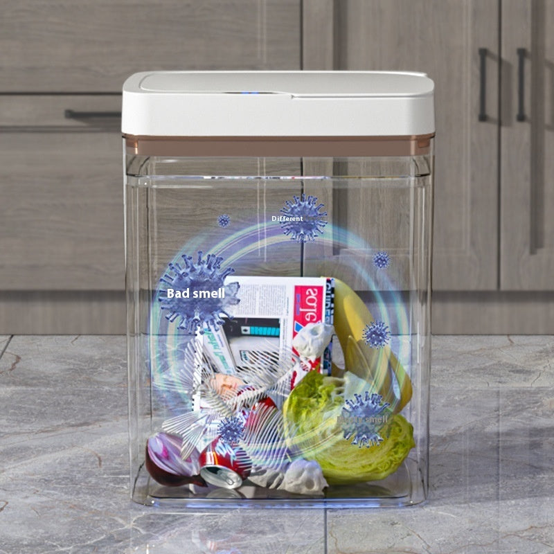 Induction Smart Household Automatic Trash Can Bathroom Kitchen