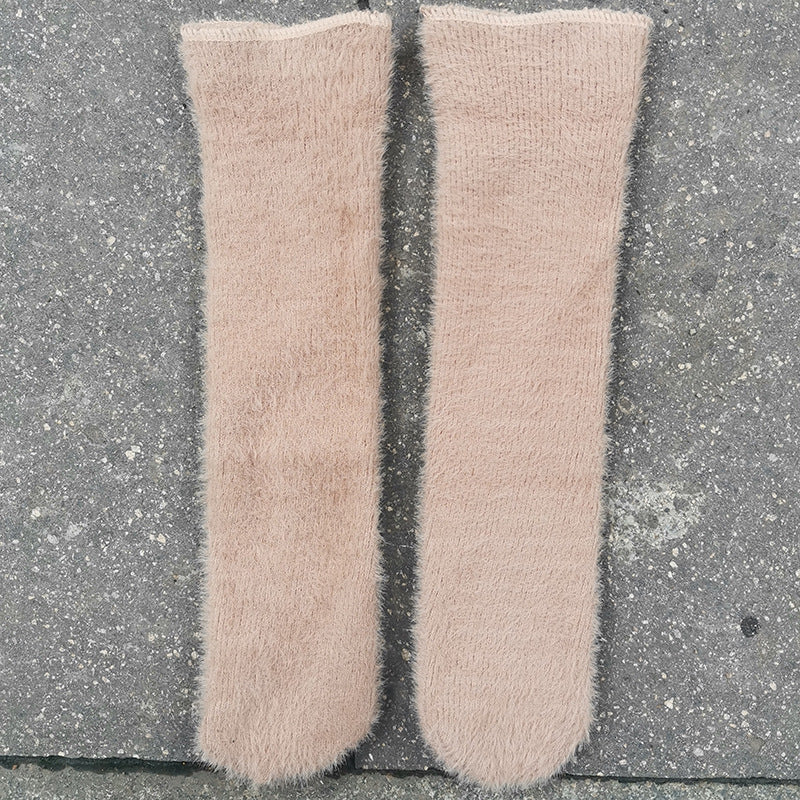 Plus Velvet Thick Warm Mink Velvet Snow Socks