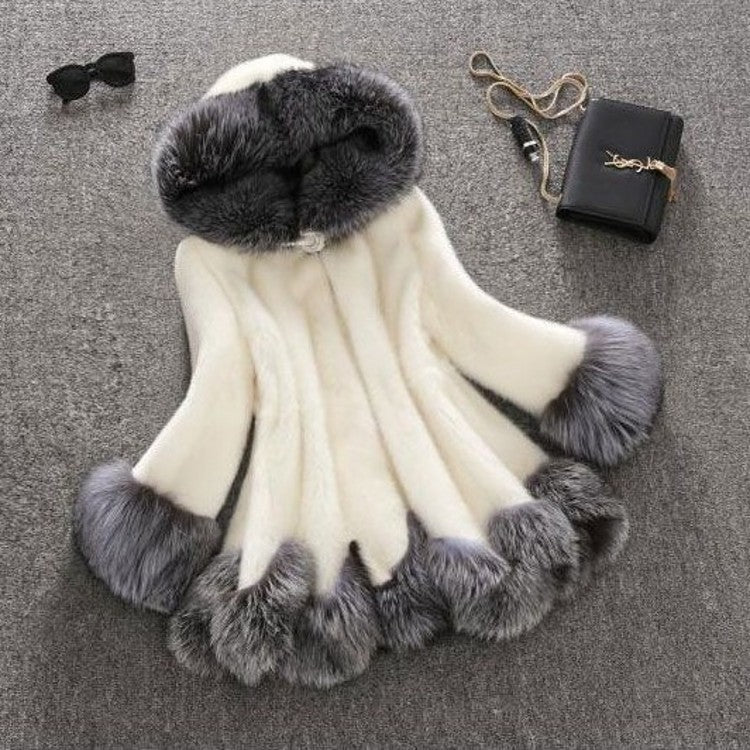 Luxurious Faux Fur Mink Coat - Premium Soft Winter Outerwear for Women