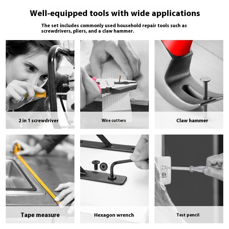 Multifunctional Household Maintenance Toolbox