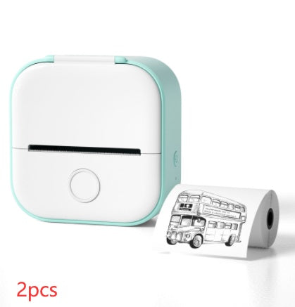 Portable Mini Thermal Label Printer - Bluetooth Home Photo Student Wrong Question Price Tag Printer