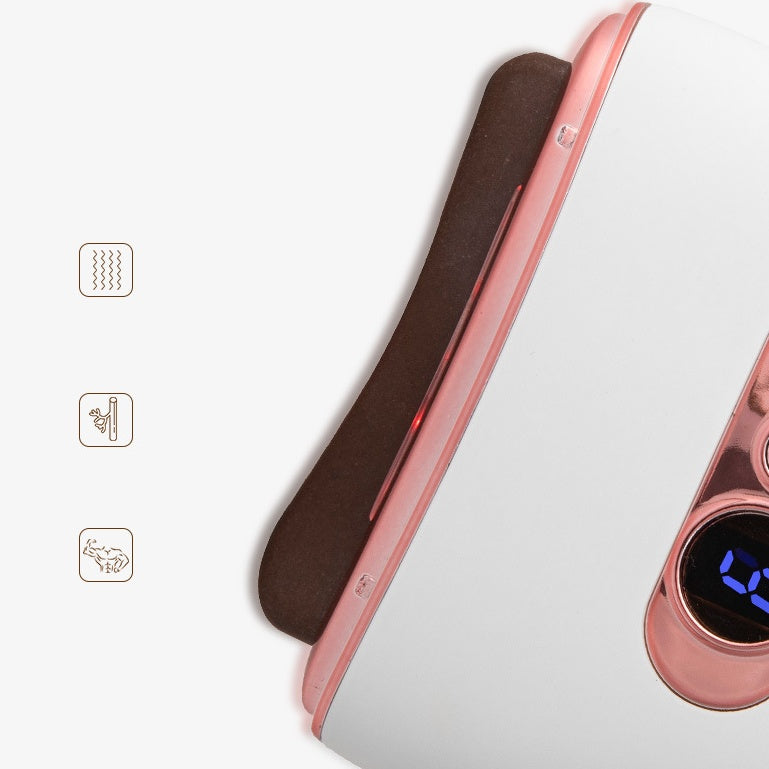 Luxe Stone Scrapping Plate Smart Meridian Brush Face Shaving Beauty Massager Constant Temperature Heat Facial Cleaner