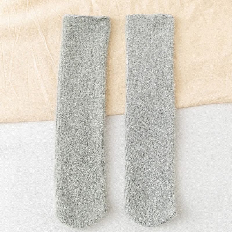 Plus Velvet Thick Warm Mink Velvet Snow Socks