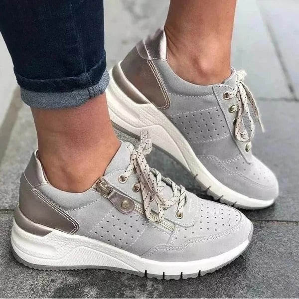 Celeb Style Platform Lace up Sneakers Runners Chunky Sole Fashion Statement CELEBRITY OBSESSION