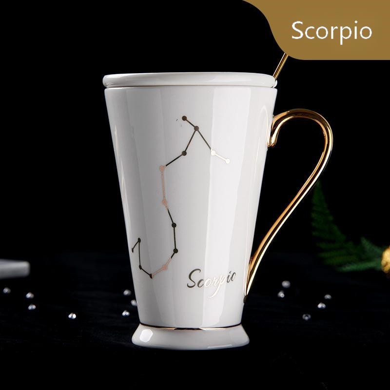 Timeless Elegant Luxury Zodiac Ceramic Porcelain Cups | Merch Gone Viral