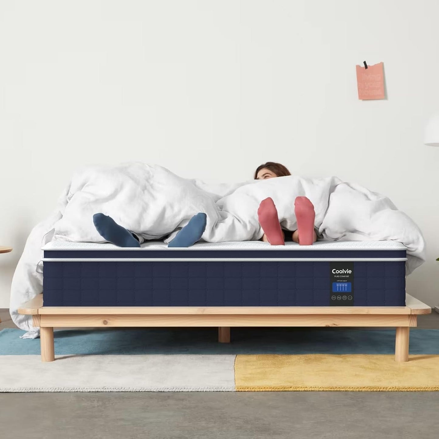 Full Size 12 Inch Firm Hybrid Mattress in Box