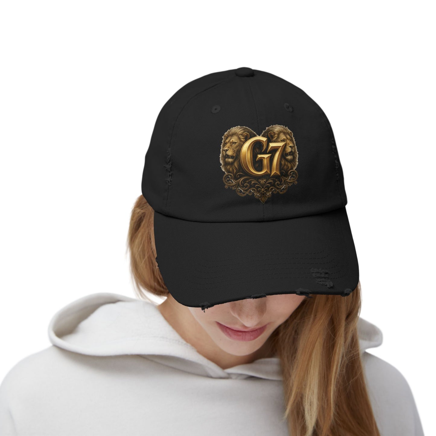 G7 Distressed Unisex Hat