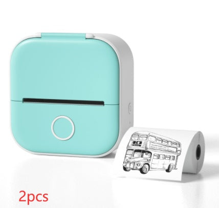 Portable Mini Thermal Label Printer - Bluetooth Home Photo Student Wrong Question Price Tag Printer