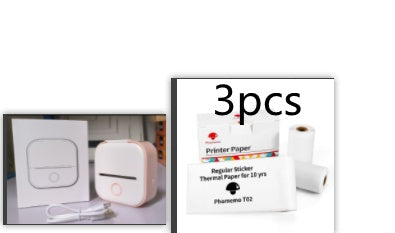 Portable Mini Thermal Label Printer - Bluetooth Home Photo Student Wrong Question Price Tag Printer