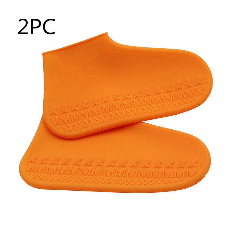 Non-Slip Silicone Shoe Covers - Waterproof Reusable Shoe Protectors