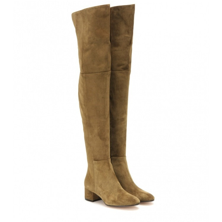 Suede Boots Over The Knee Boots Women's Boots High Boots