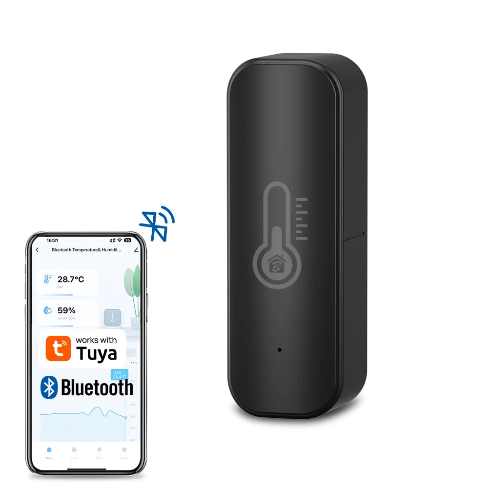Bluetooth Temperature Humidity Sensor Mini Compatible with Bluetooth APP Remote Control Thermometer Hygrometer Sensor