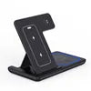 TriFold 3-in-1 Magnetic Wireless Charger Dock – Foldable Luxury Wireless Charger with Night Light 