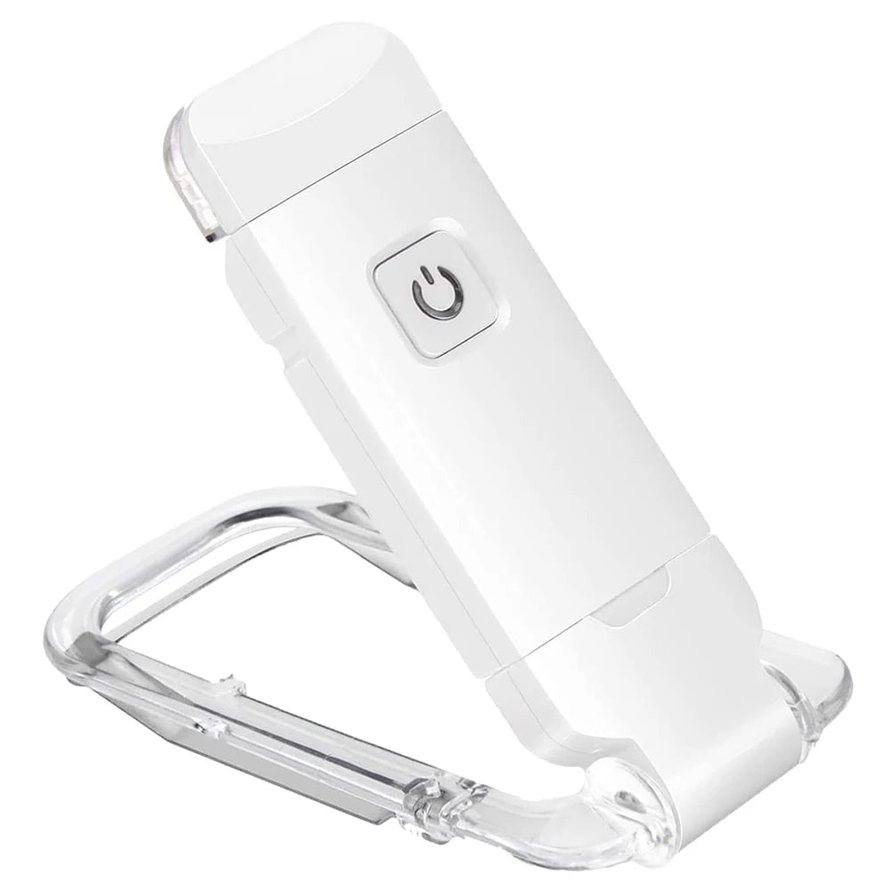 New LED Clip USB Rechargeable Book Reading Light Brightness Adjustable Eye Care Book Lamp Light Portable Bookmark Read Light